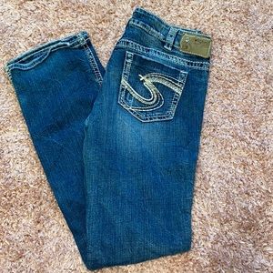 Silver bootcut jeans